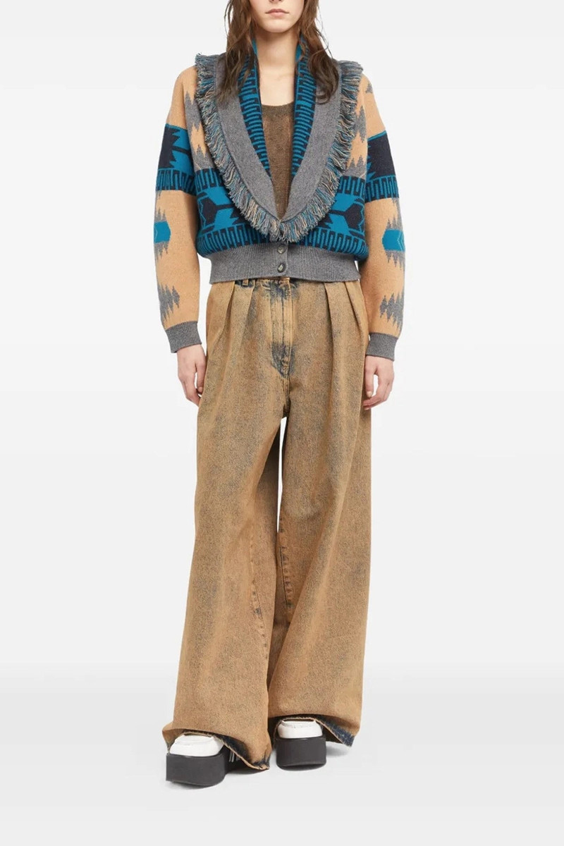 Alanui 'Icon' bomber cardigan outlook