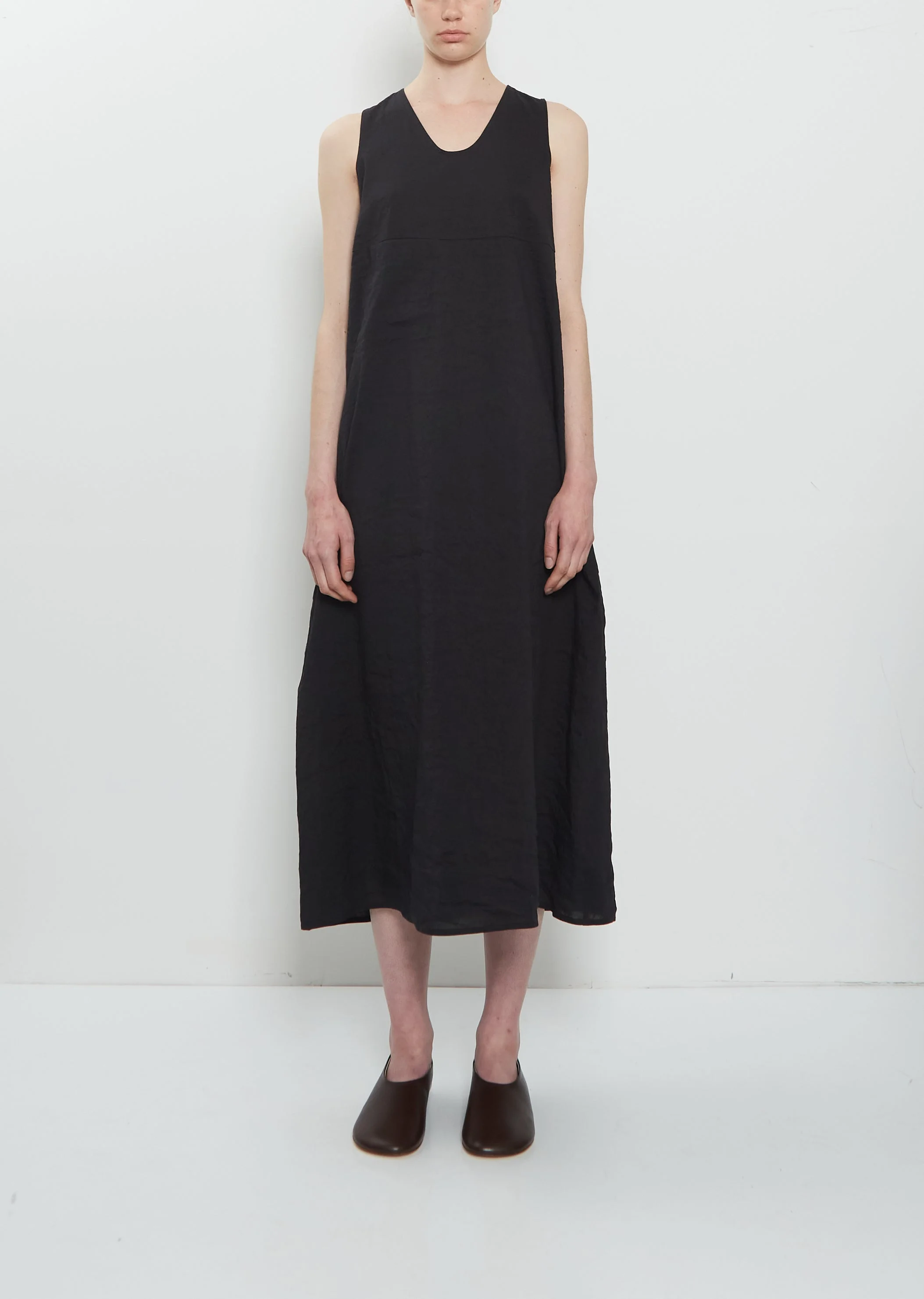 Doras Cotton Linen Tank Dress - 1