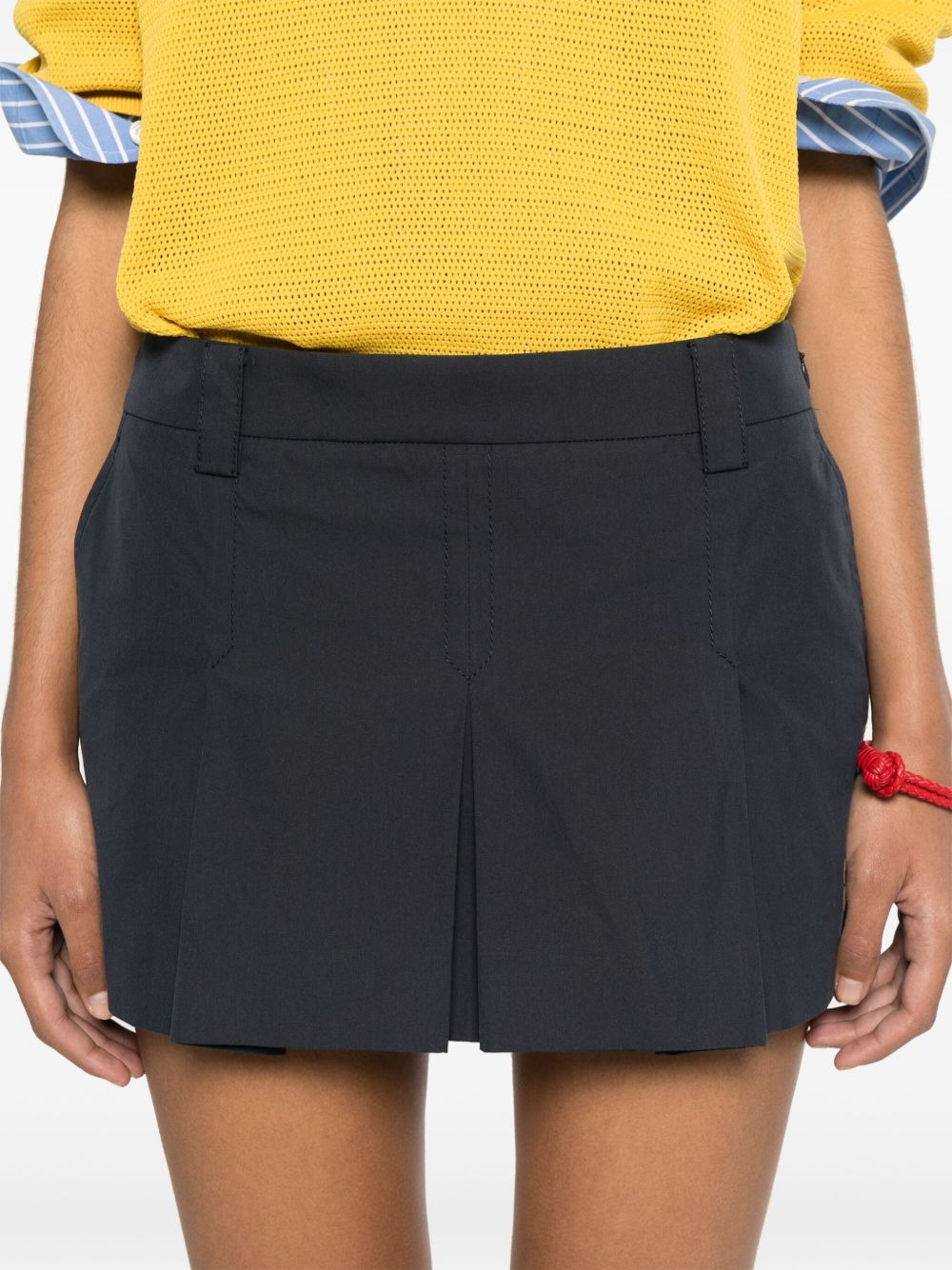 pleated mini skirt - 5