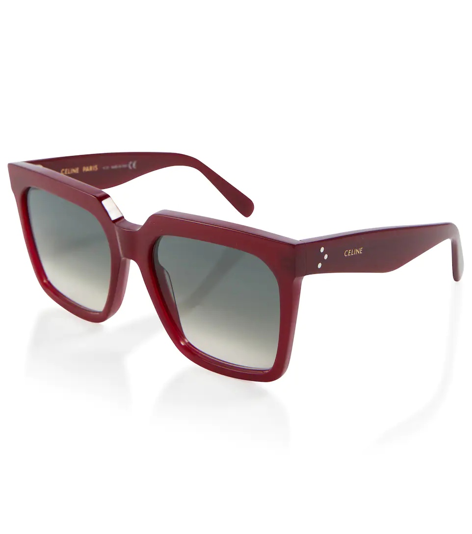 Square acetate sunglasses - 4