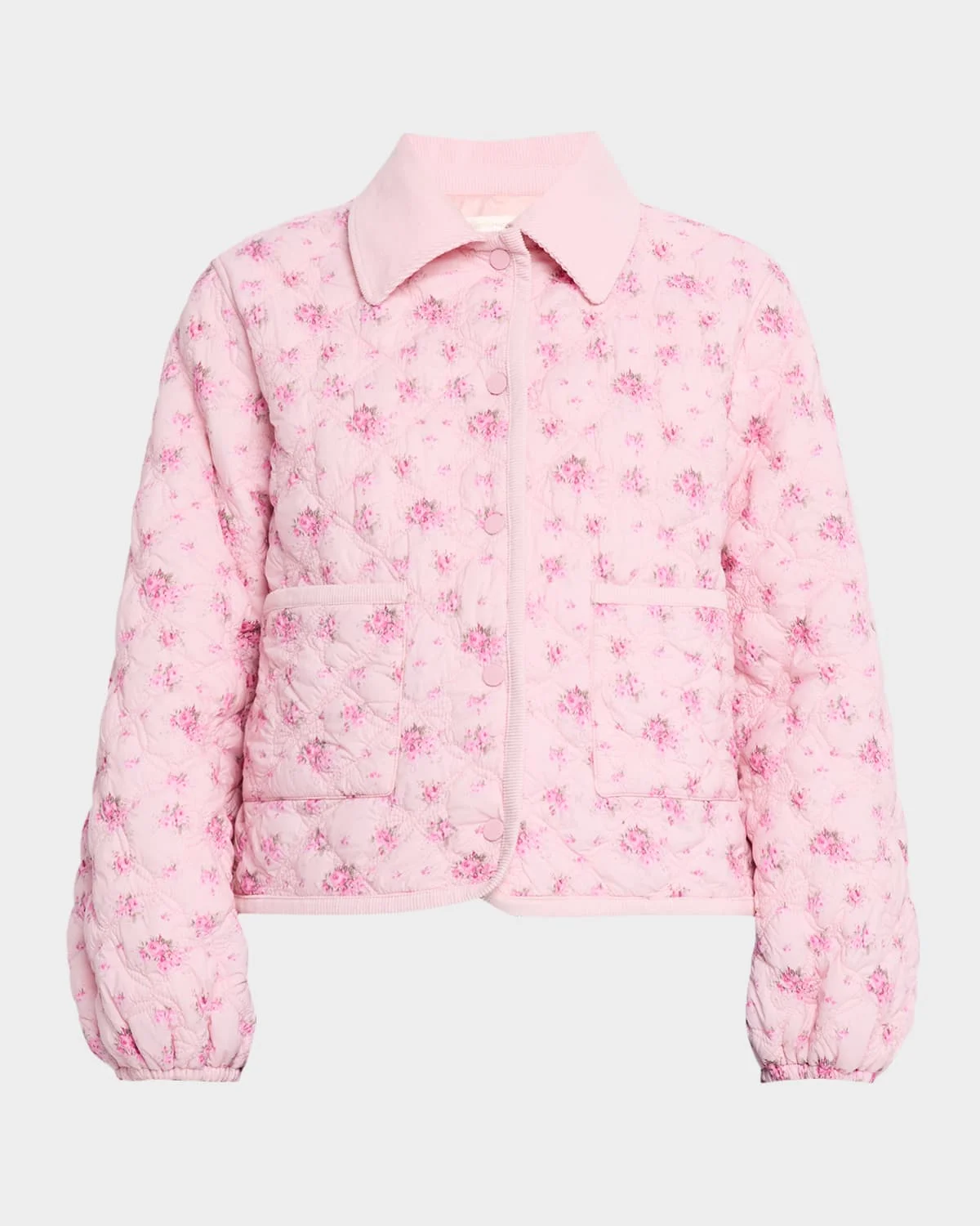 Quinlette Floral Quilted Jacket - 1