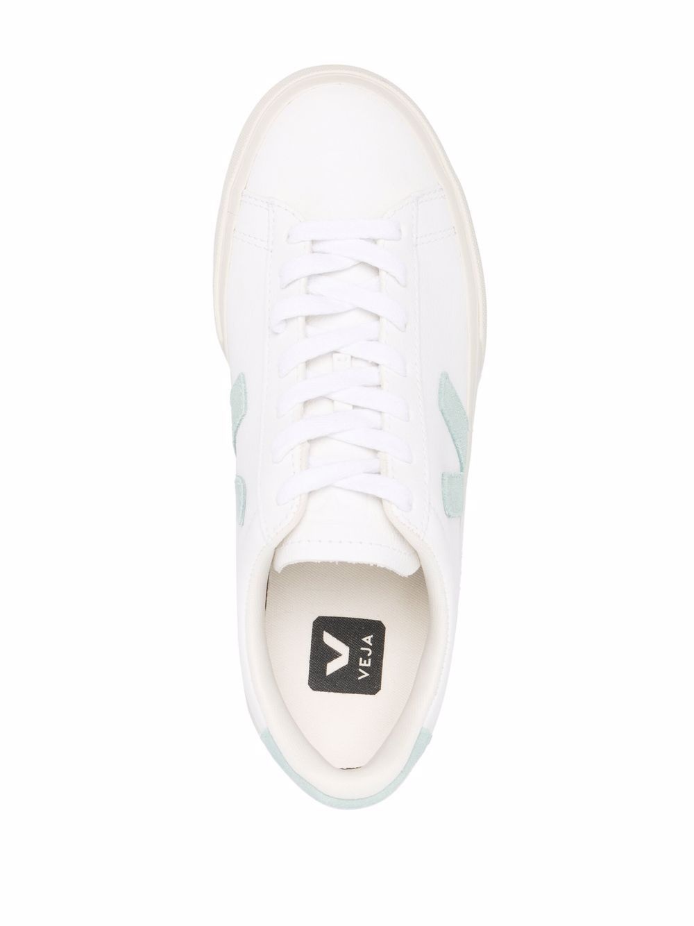 panelled low-top sneakers - 4