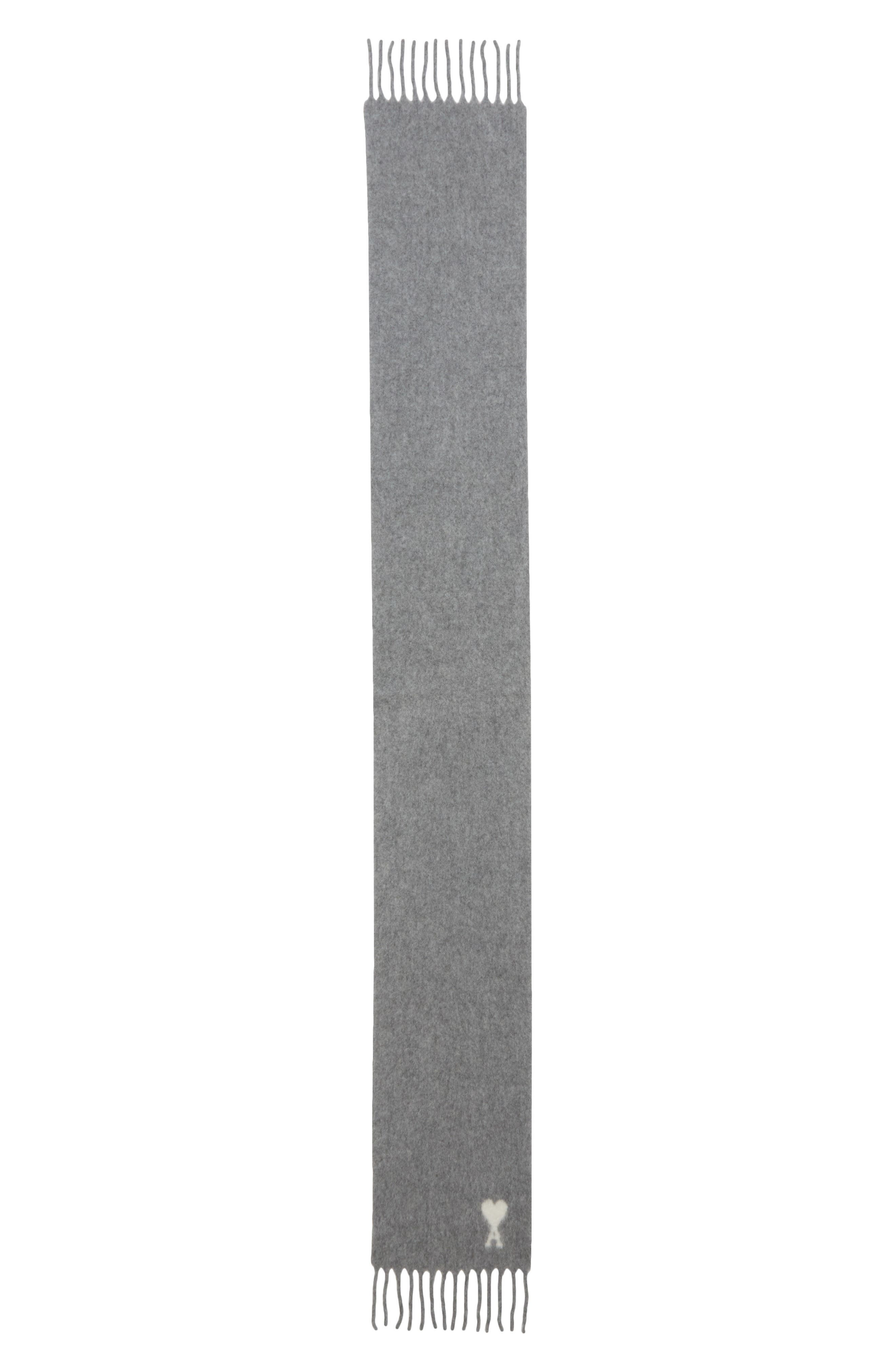 AMI PARIS Laine Scarf in Gris at Nordstrom - 3