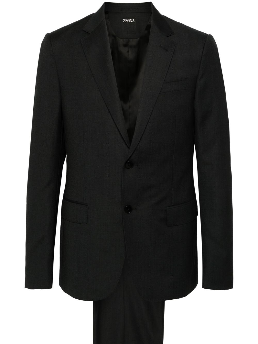 wool two-piece suit - 1