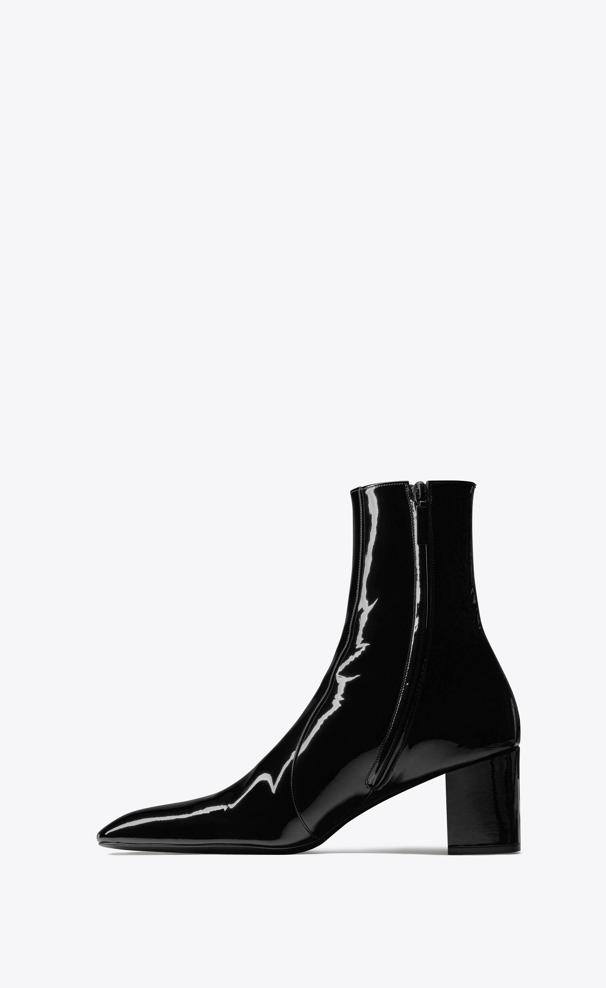 xiv zipped boots in patent leather - 3