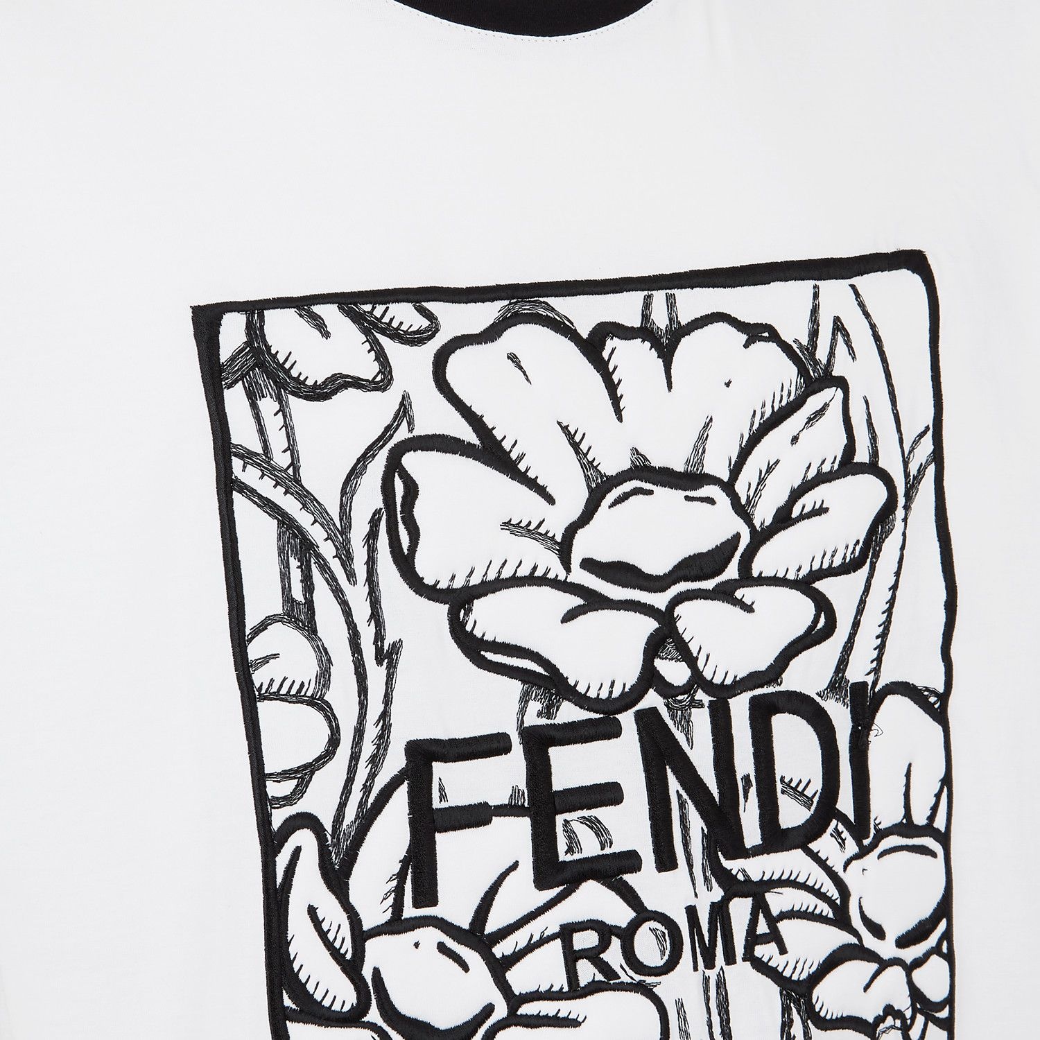 Fendi Roma Joshua Vides cotton T-shirt - 3