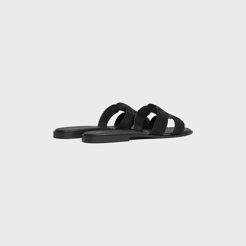 CELINE MARINA TRIOMPHE MULE IN SUEDE CALFSKIN outlook