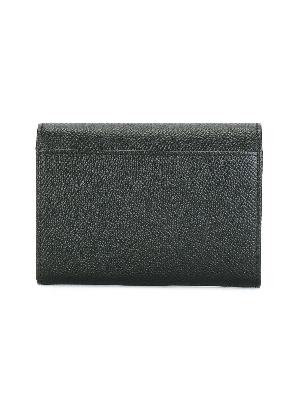 Dauphine leather flap wallet - 2