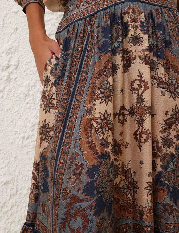 Ascension Tiered Midi Skirt - 5