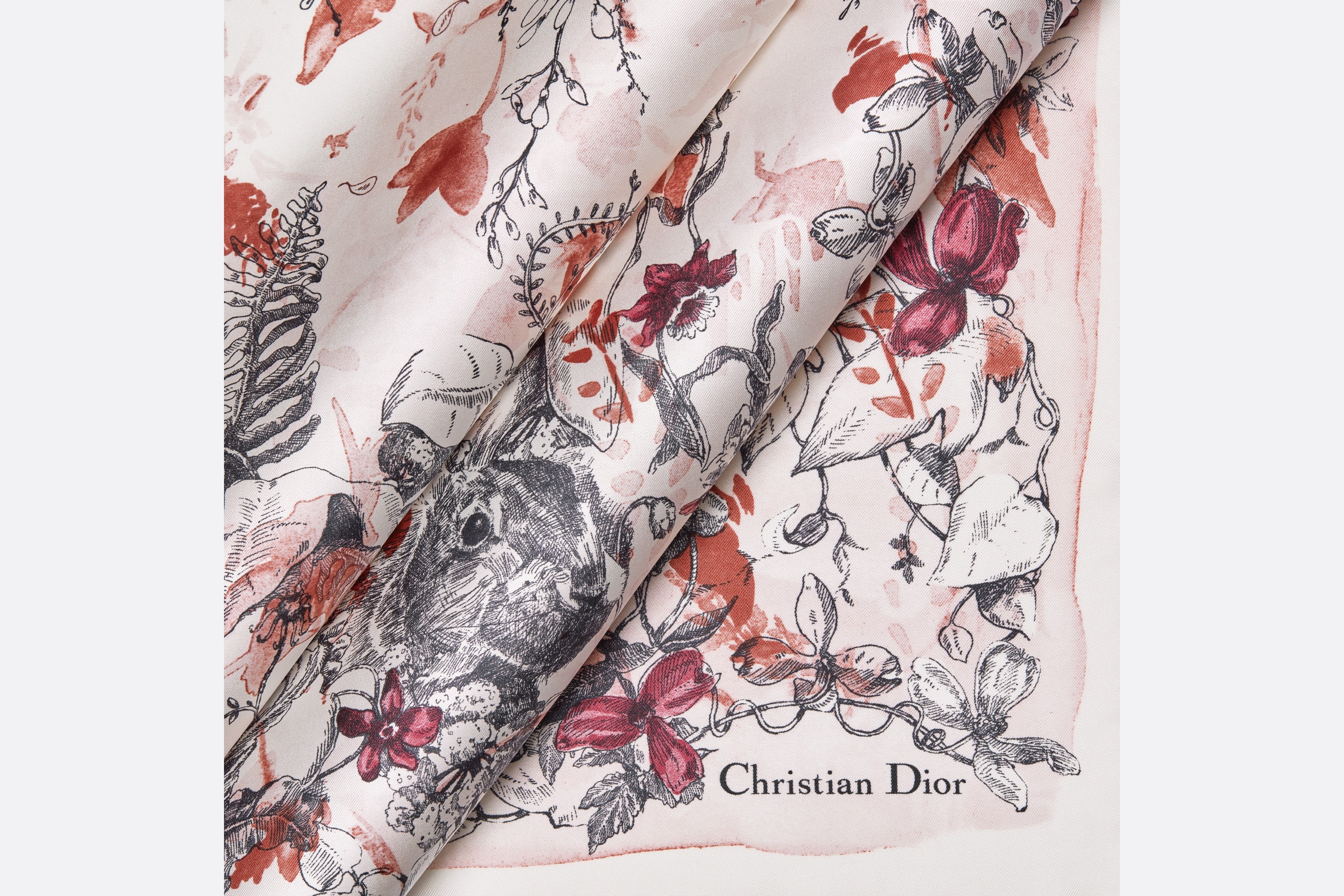 Christian Dior J'Adore Dior Monogram Silk Scarf