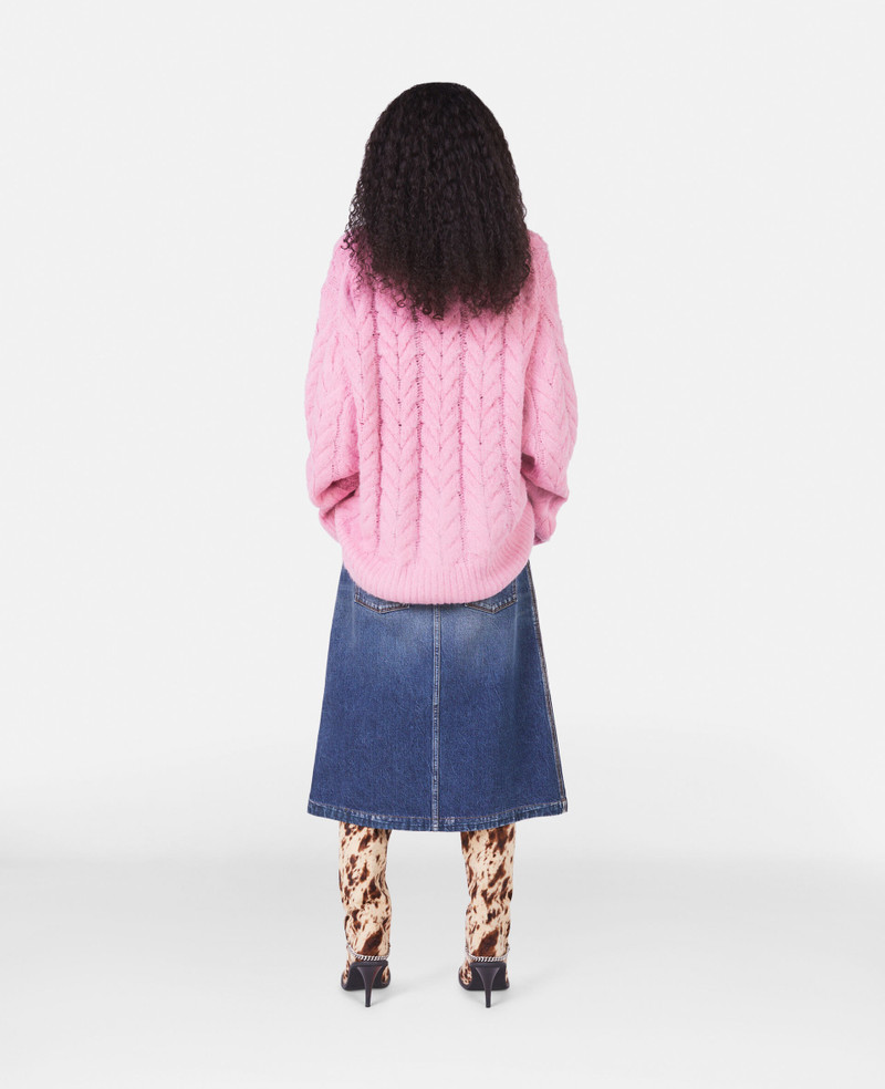 Stella McCartney Cable Knit Cape Jumper outlook