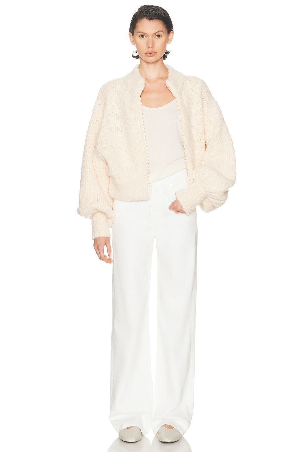 Boucle Bomber Jacket - 5