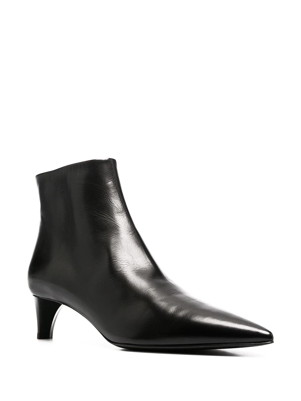 pointed-toe mid-heel boots - 2