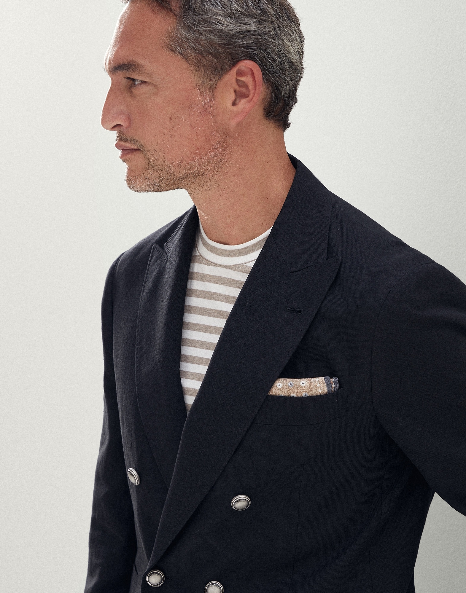 Double face silk pocket square - 3