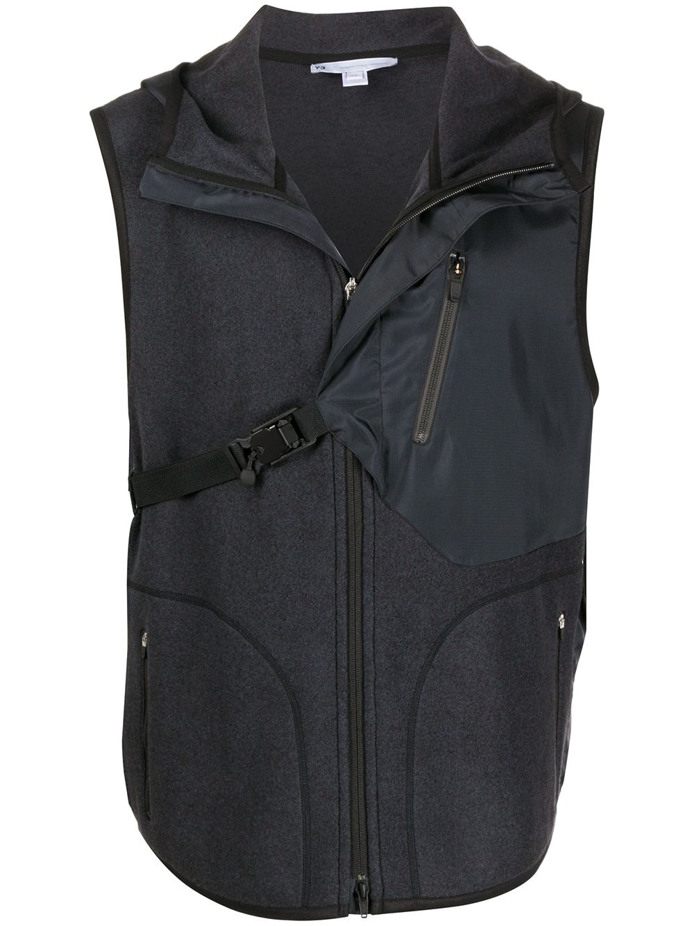 snap-buckle gilet - 1