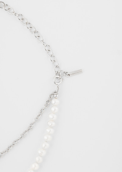 Paul Smith 'Forgotten Seas' Pearl & Sterling Silver Double-Chain Necklace by Completedworks outlook