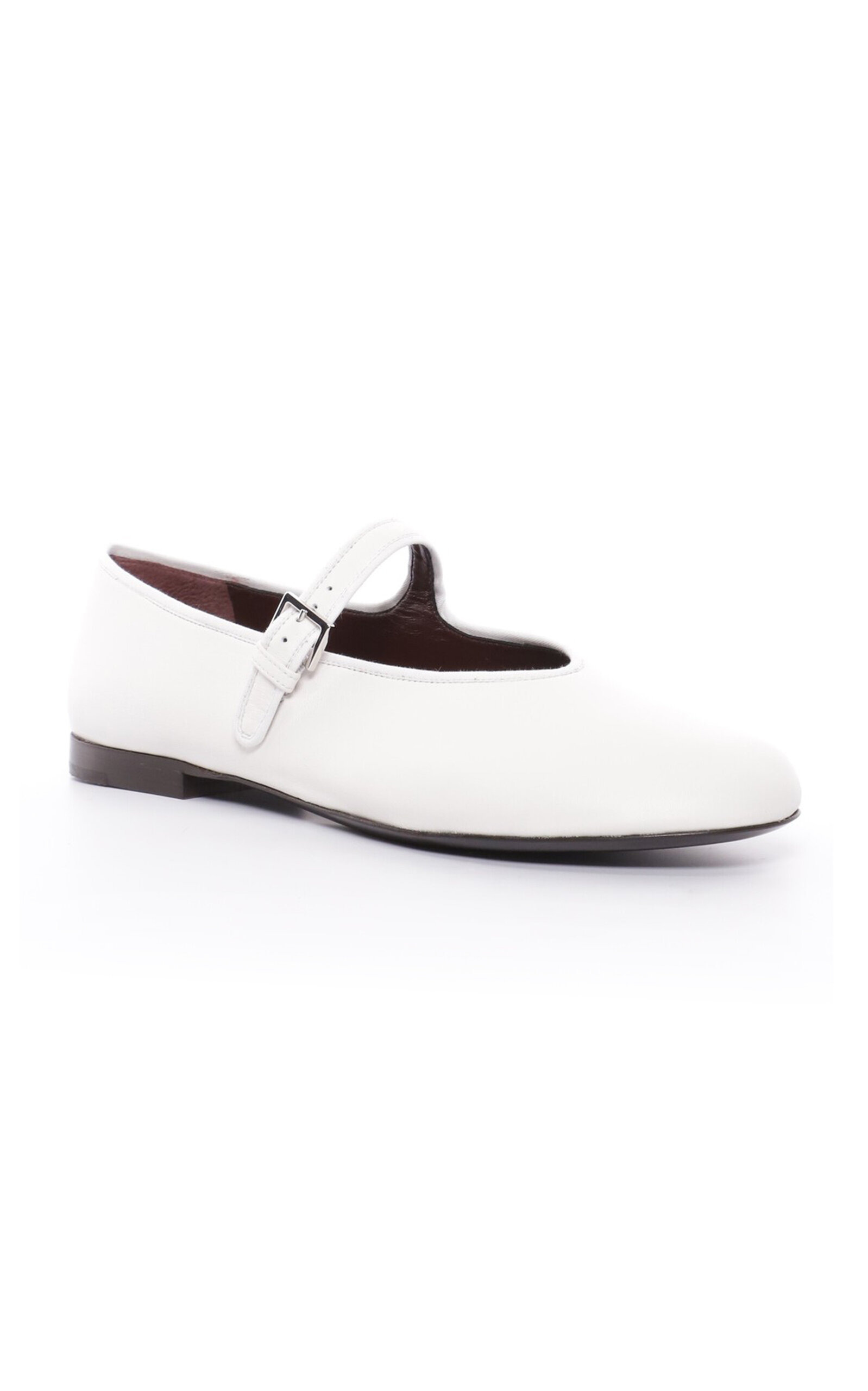 Boheme Leather Mary Jane Flats white - 4