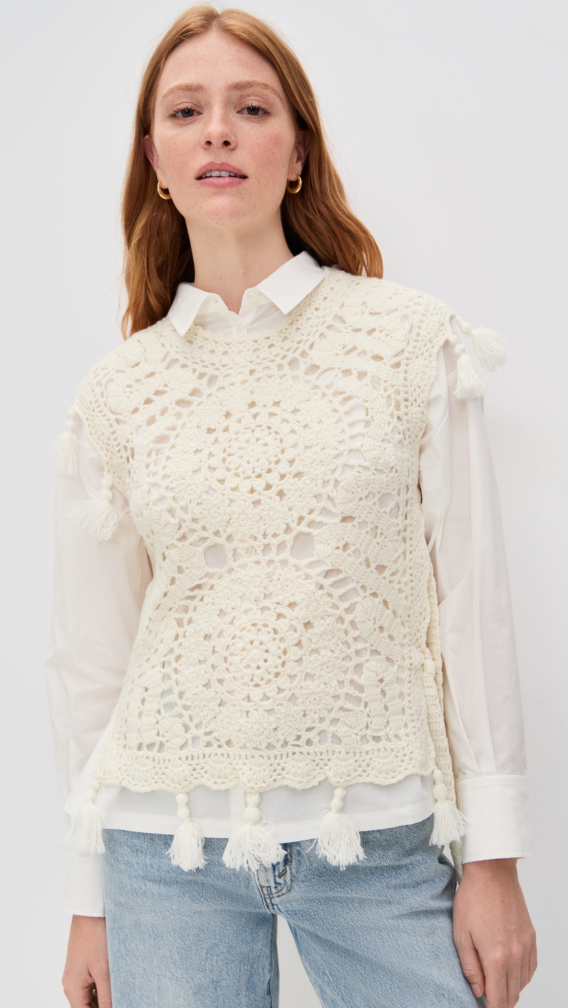 Nara Crochet Combo Shirt - 6
