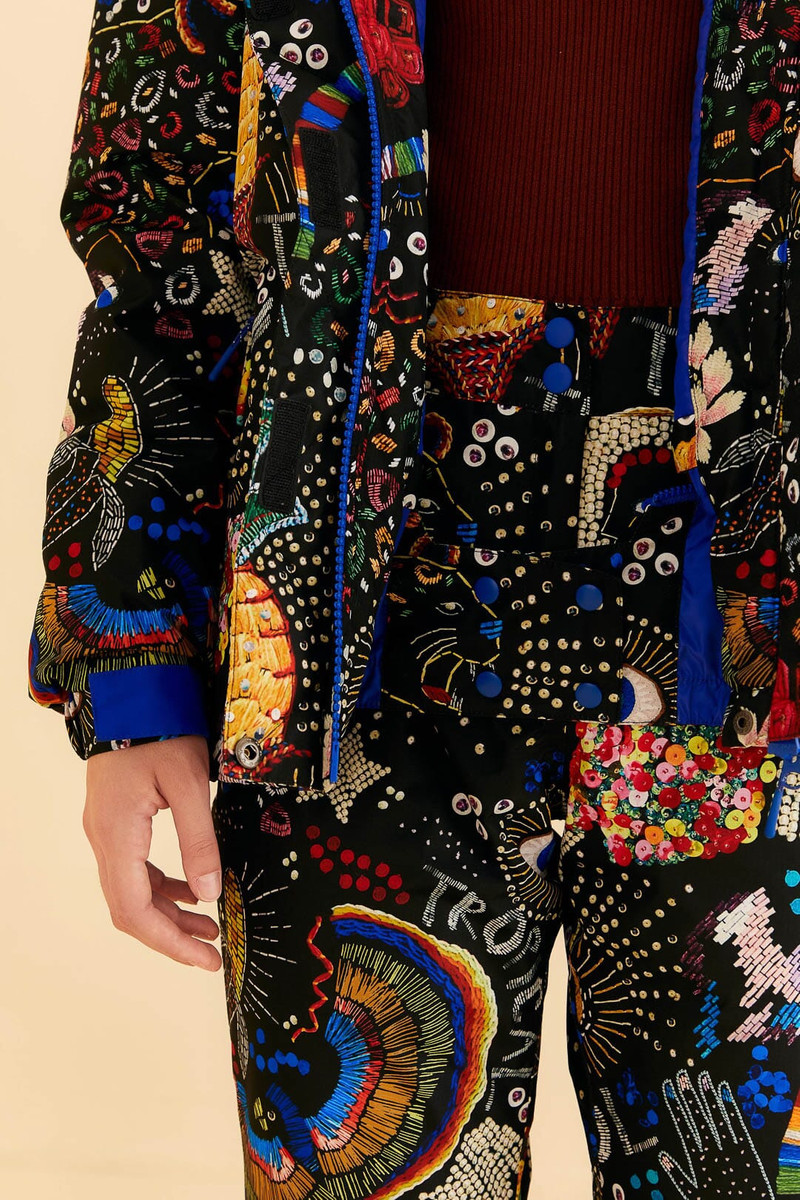 Black Borogodo Ski Jacket 4