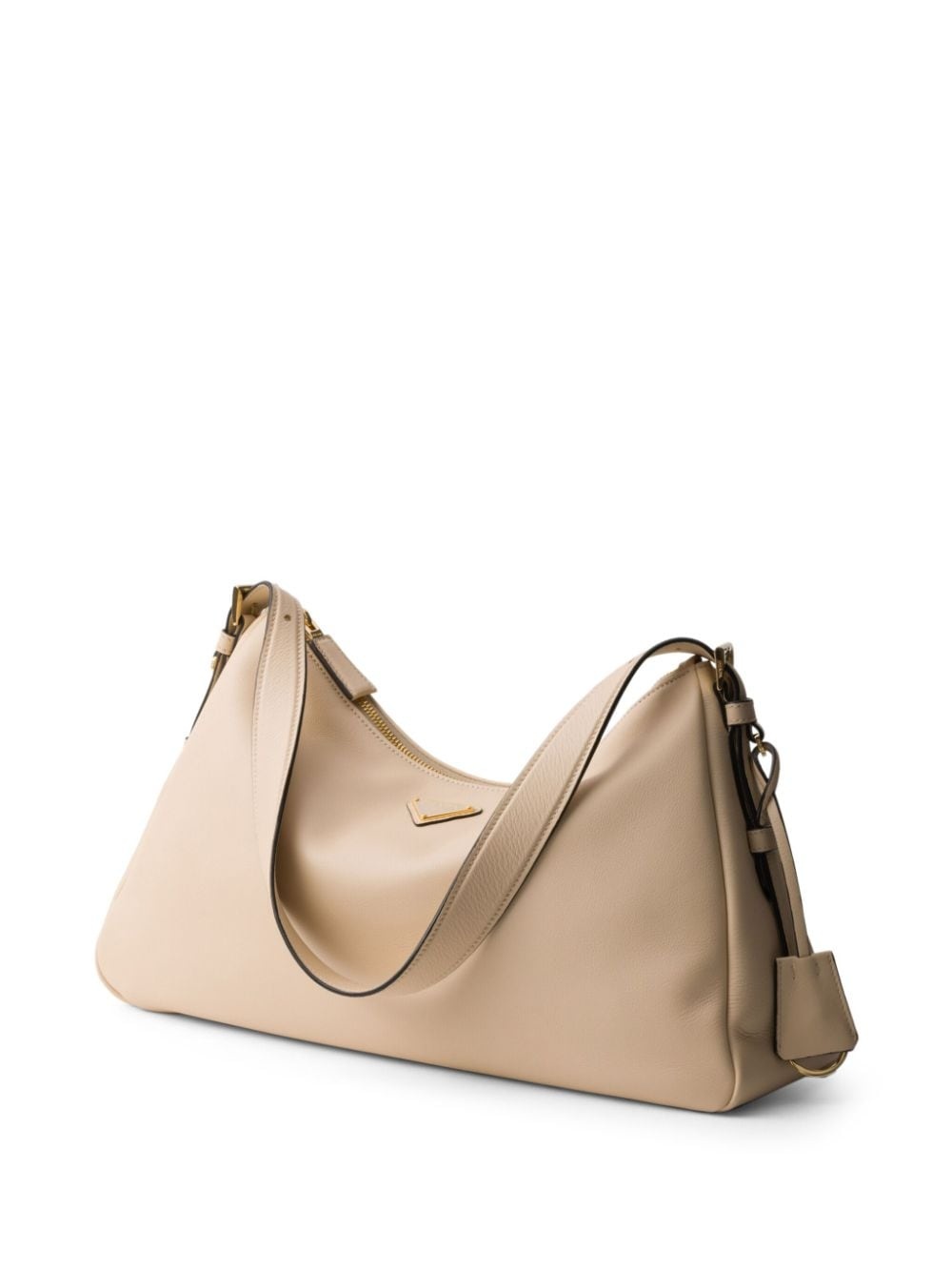large triangle-logo shoulder bag - 3