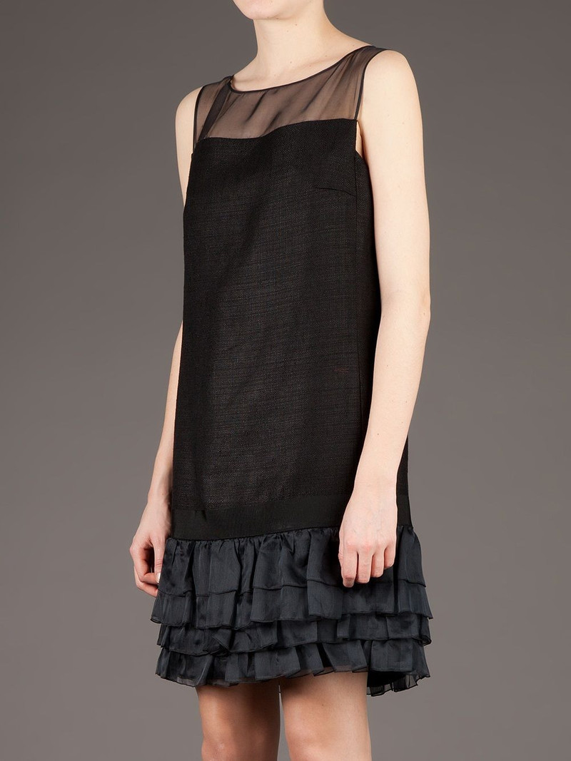 ruffle hem dress 4