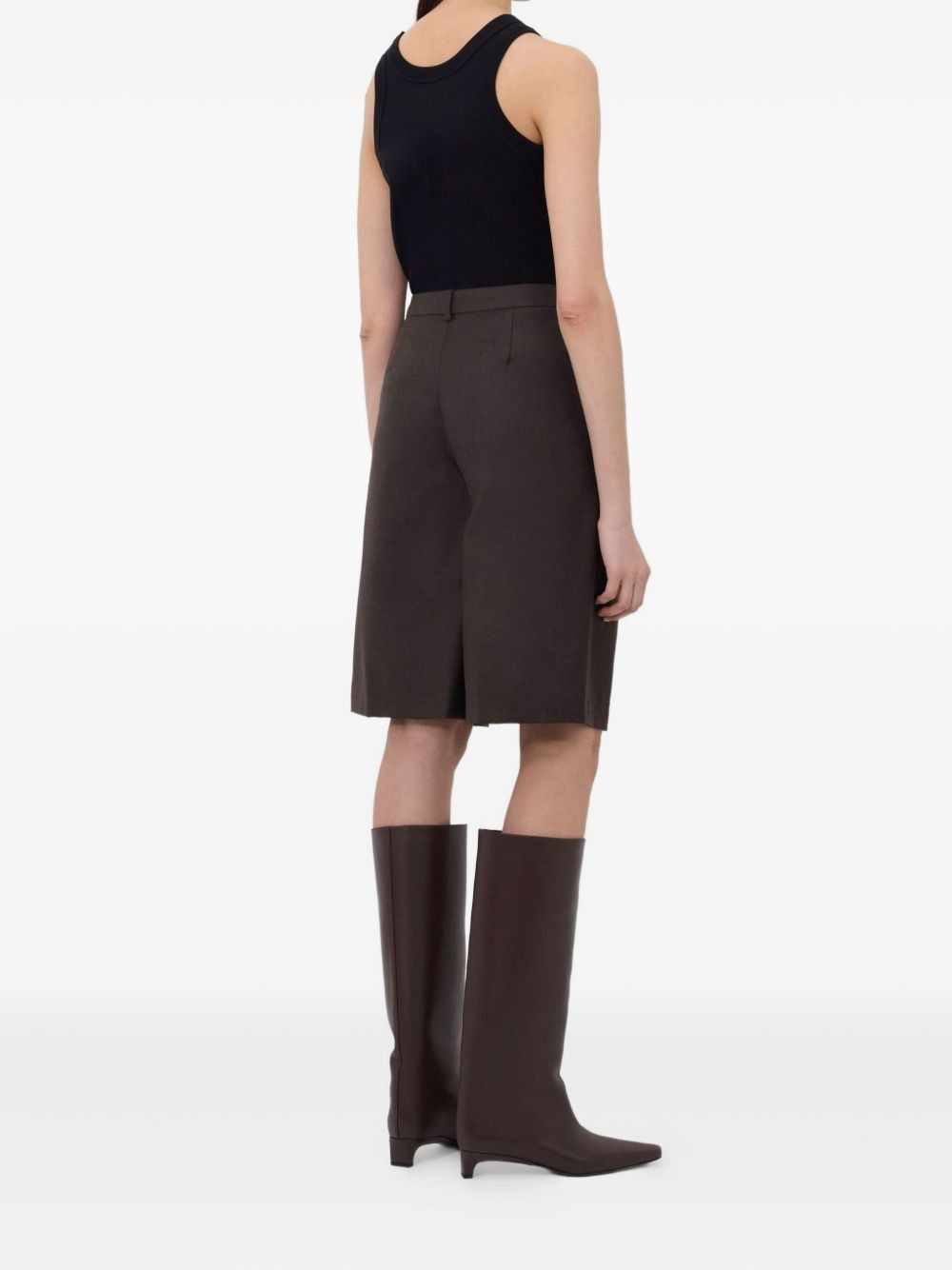 Adler pleat-detail side-pocket shorts - 4