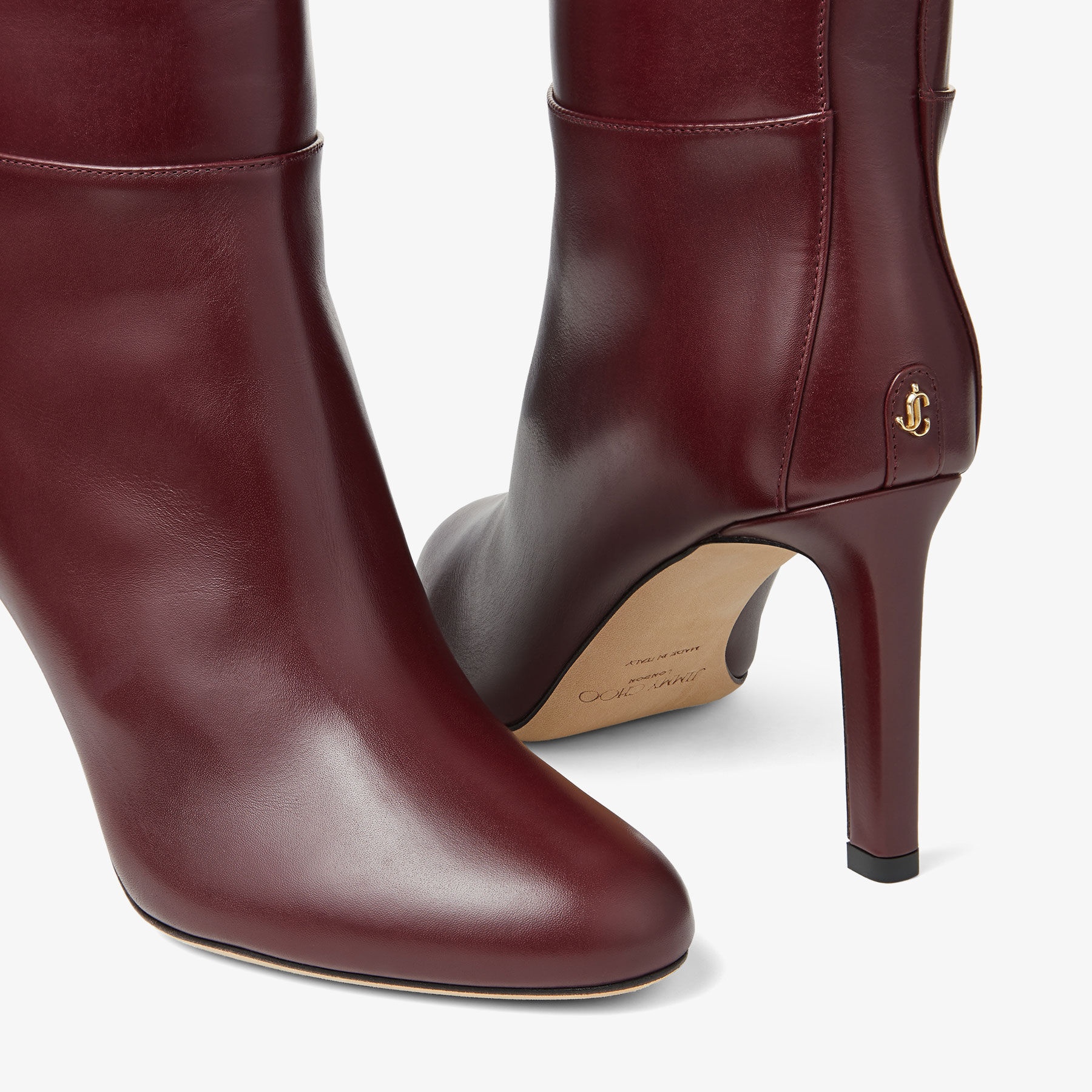 Karter 85
Burgundy Calf Leather Knee-High Boots - 3
