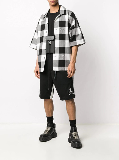 MASTERMIND WORLD gingham short-sleeved shirt outlook