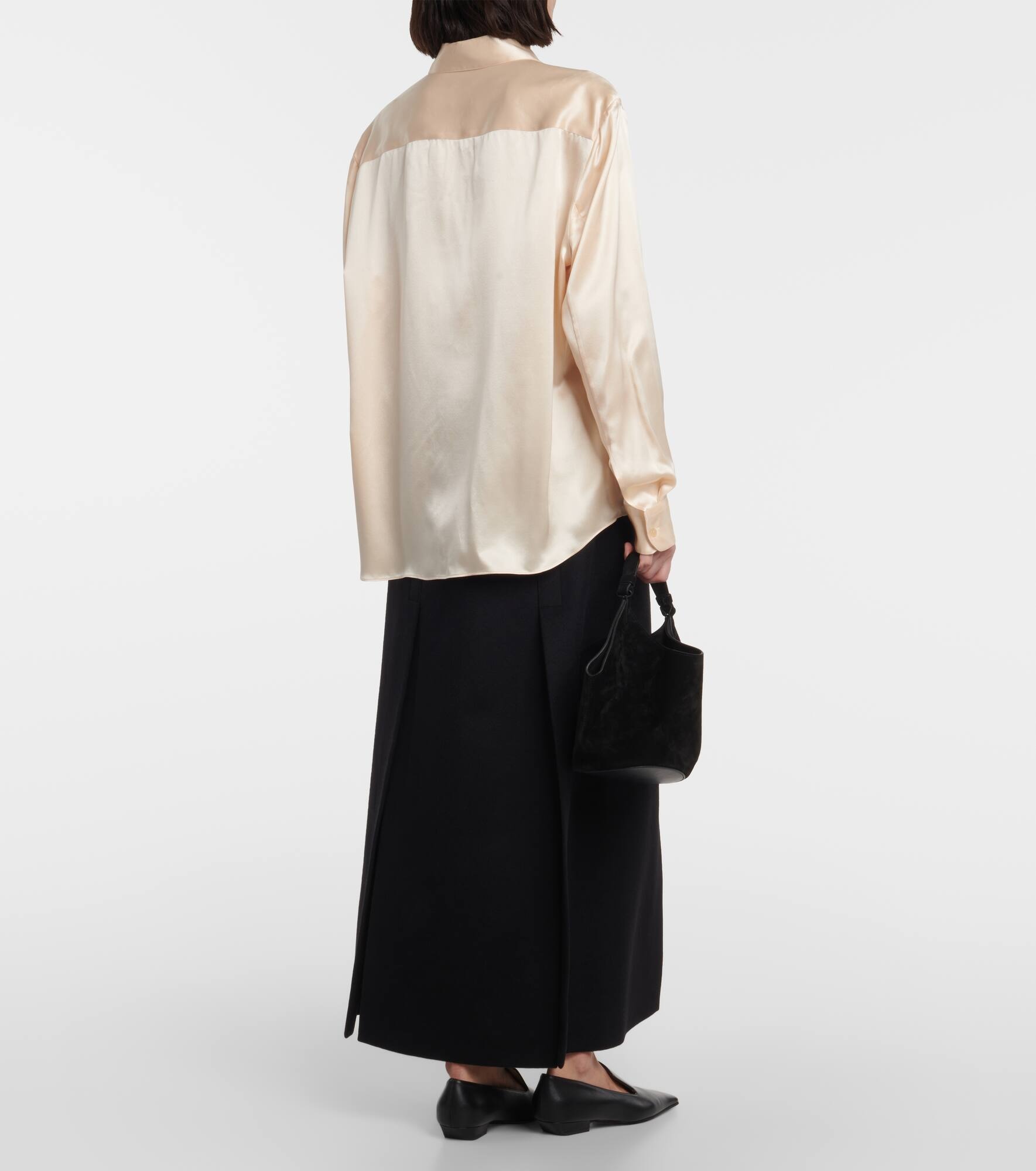 Argo silk charmeuse blouse - 3