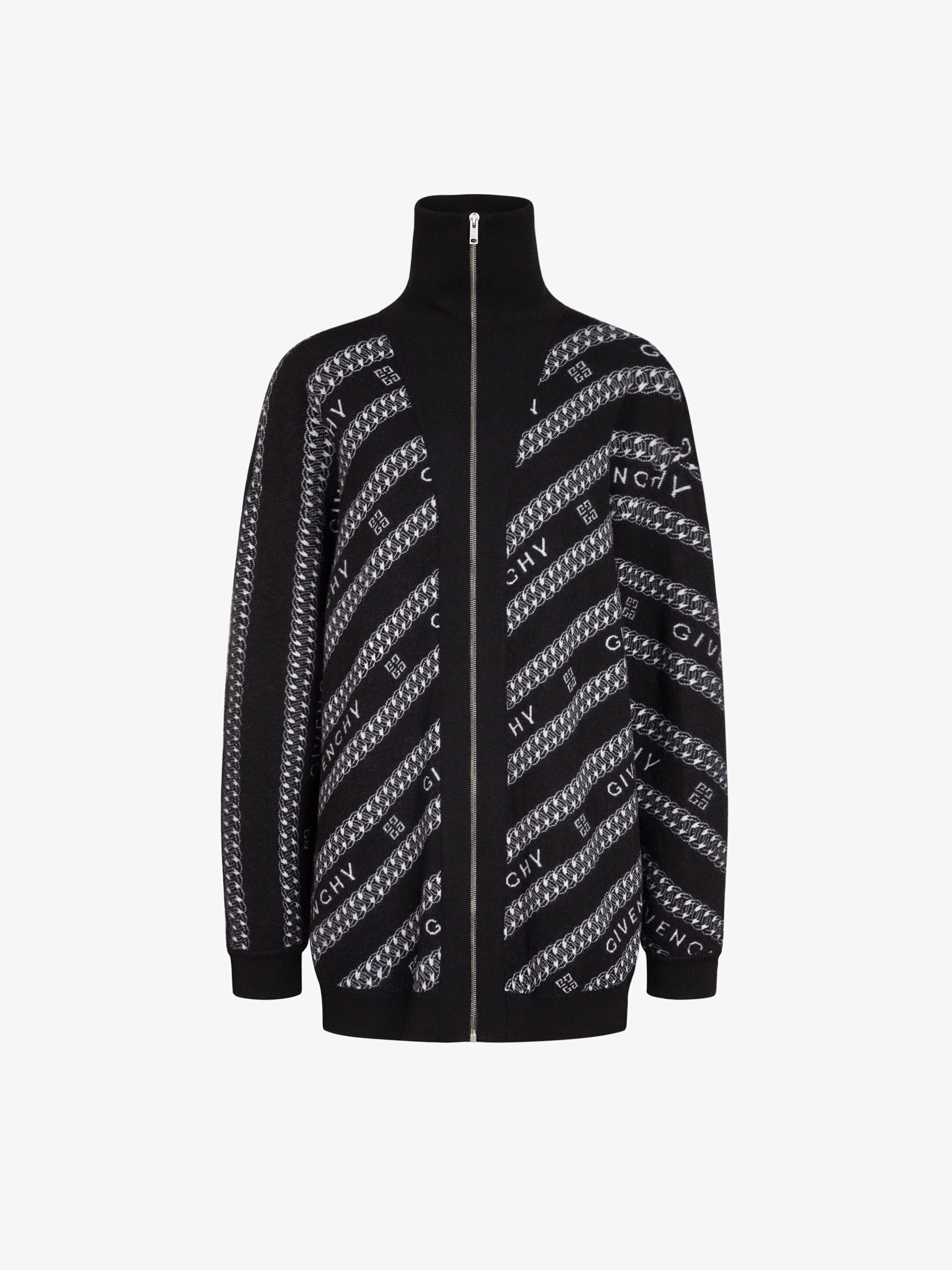 GIVENCHY Chain cardigan in jacquard - 1