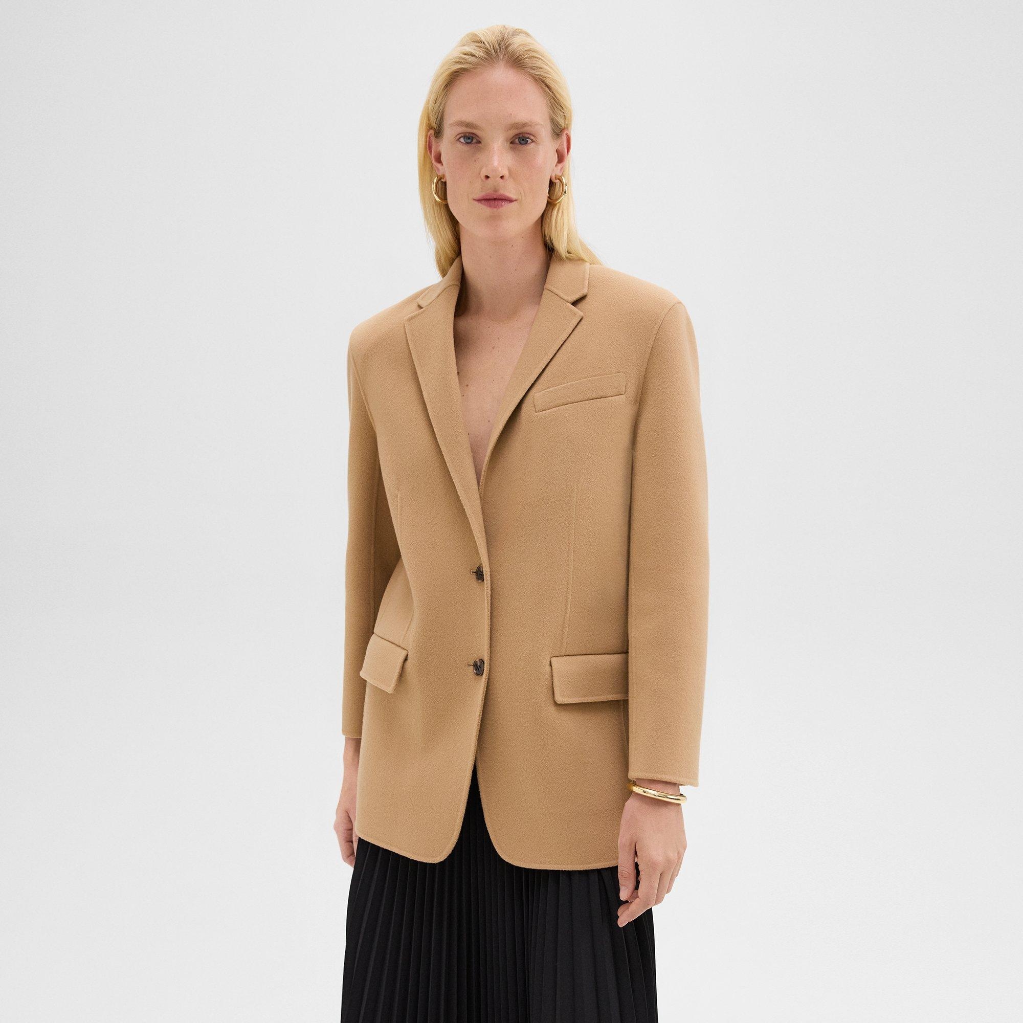 Oversized Blazer in Double-Face Wool-Cashmere - 3