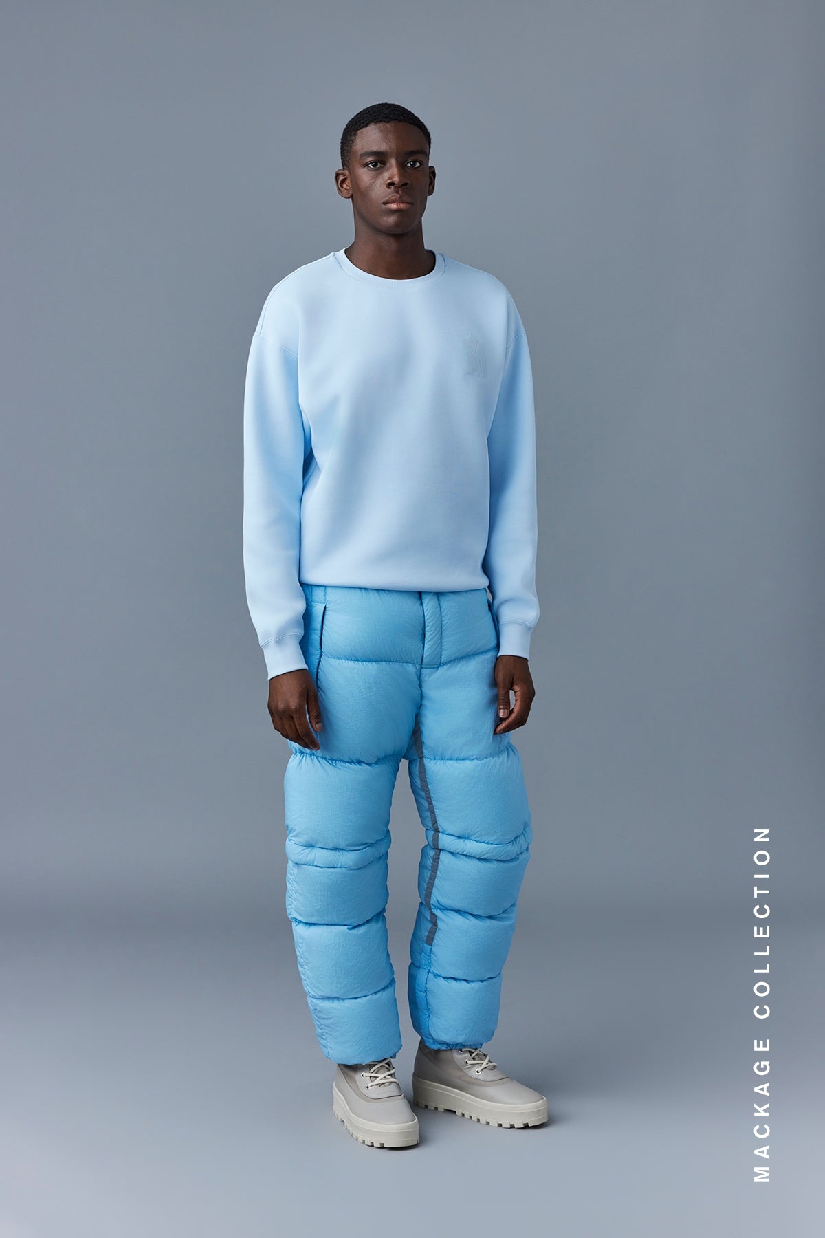 ADORJAN-LC Down Pants with soft crinkled finish - 2