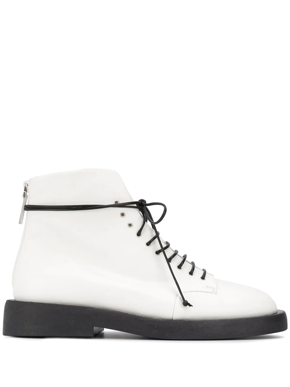 rear-zip ankle boots - 1