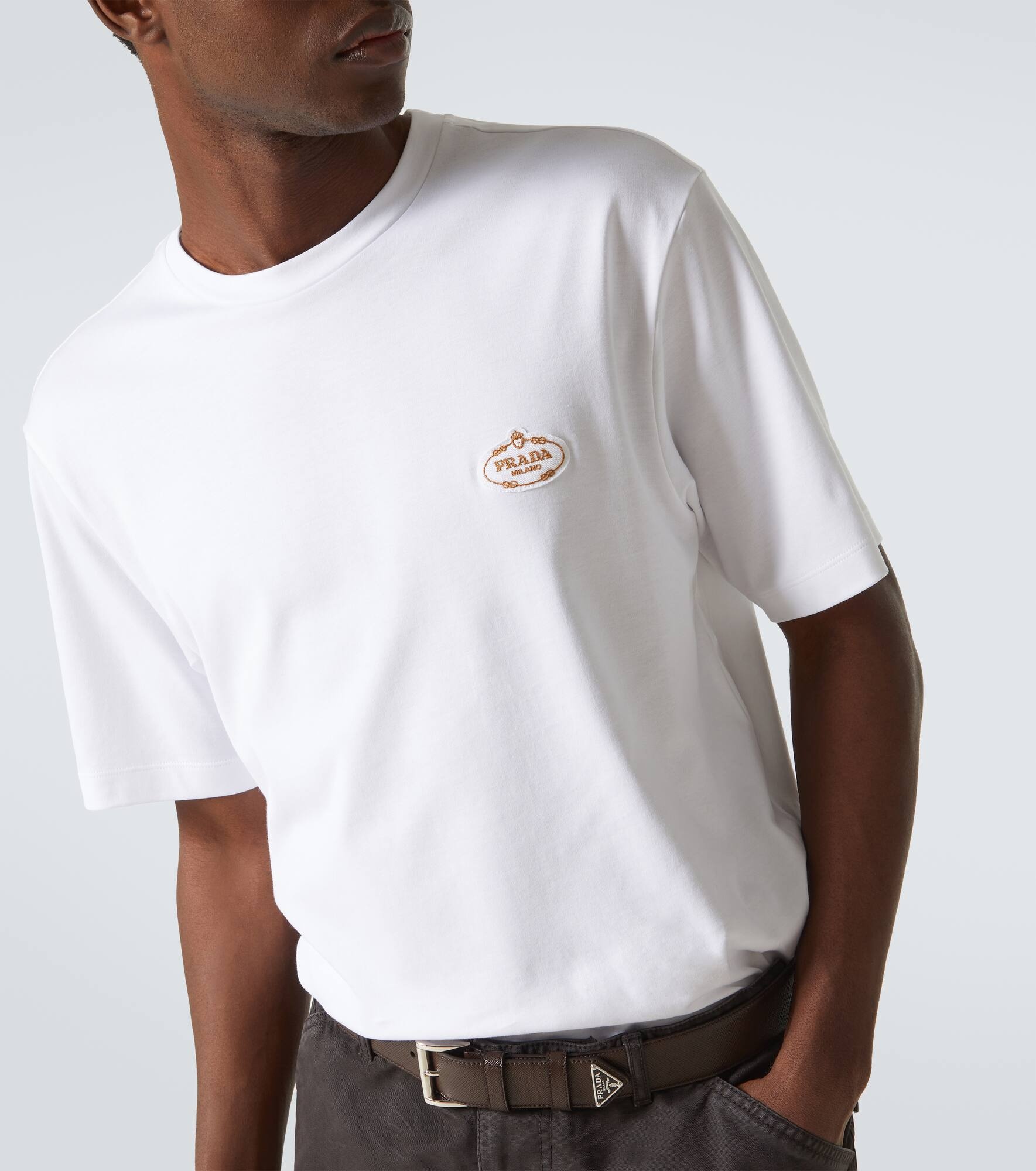Interlock cotton jersey T-shirt - 5