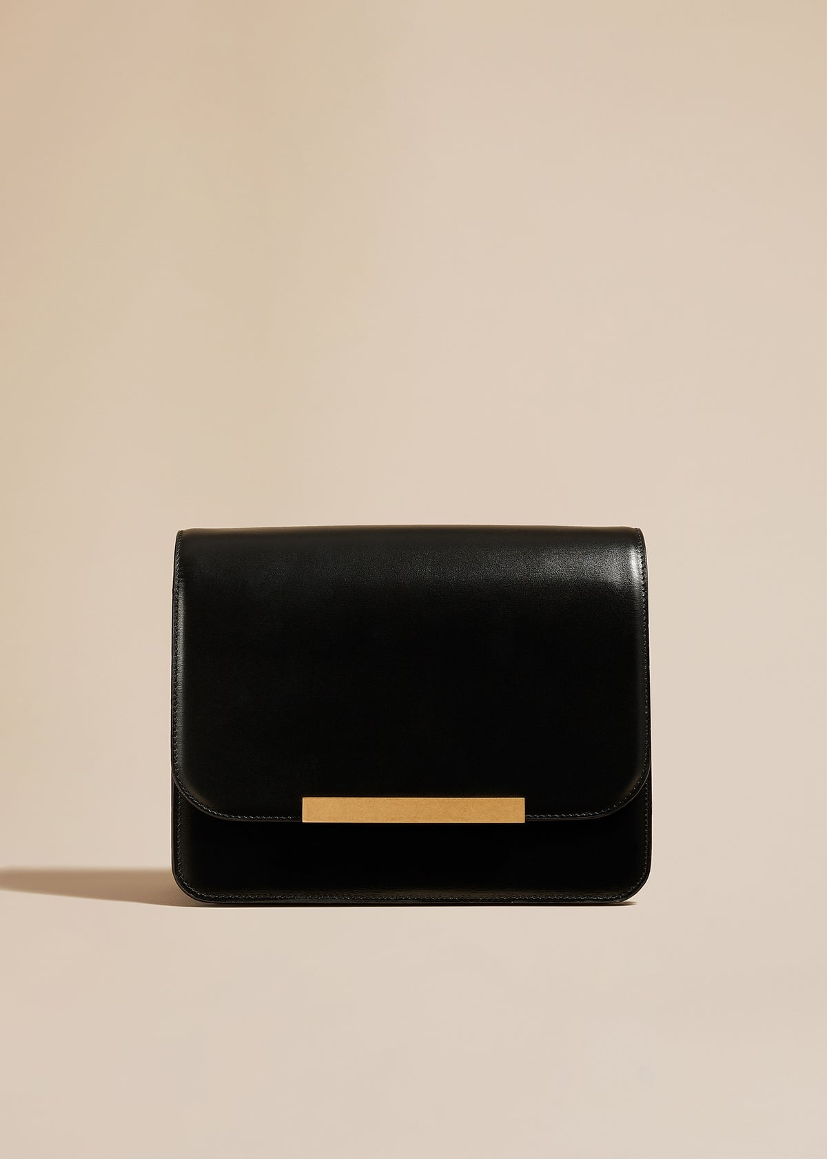 The Bridget Crossbody Bag in Black Leather - 1