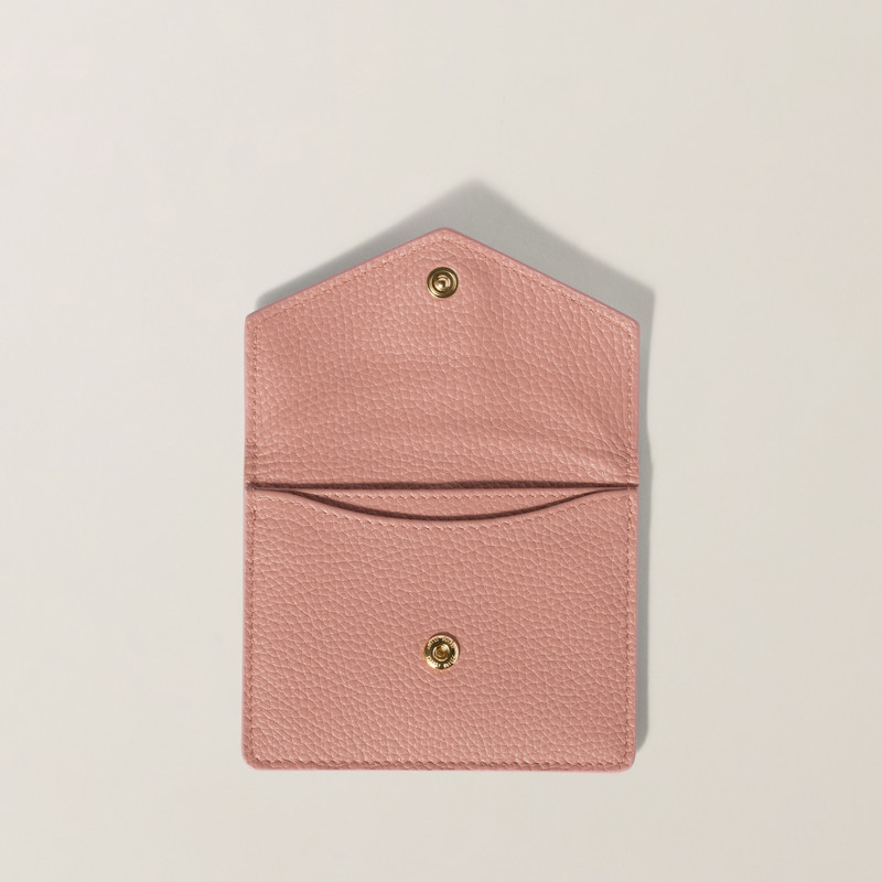 Miu Miu Leather card holder outlook