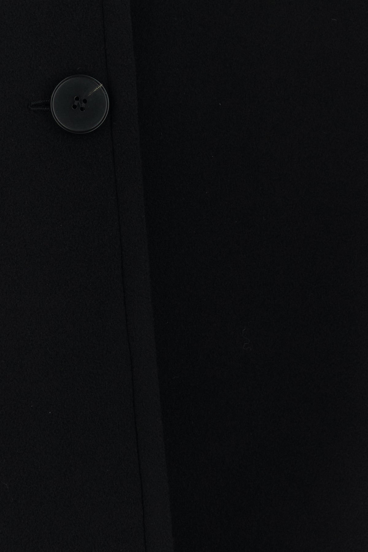 Black wool blend oversize coat - 3