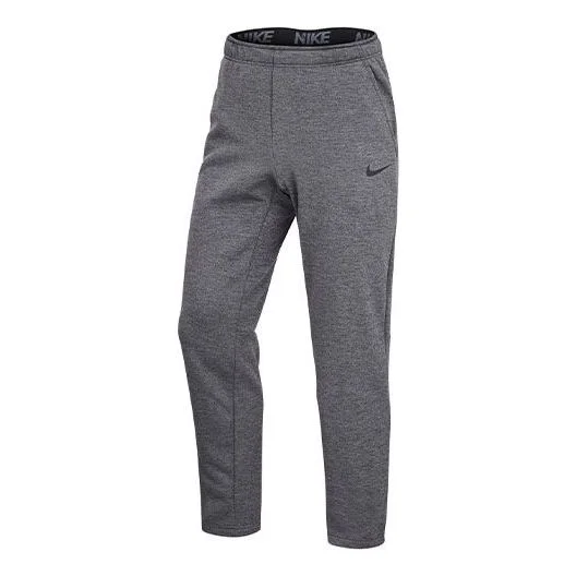 Men's Nike Solid Color Small Logo Fleece Casual Training Sports Pants/Trousers/Joggers Gray CZ4350-0 - 1