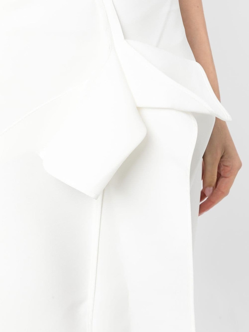 draped-detail skirt 5