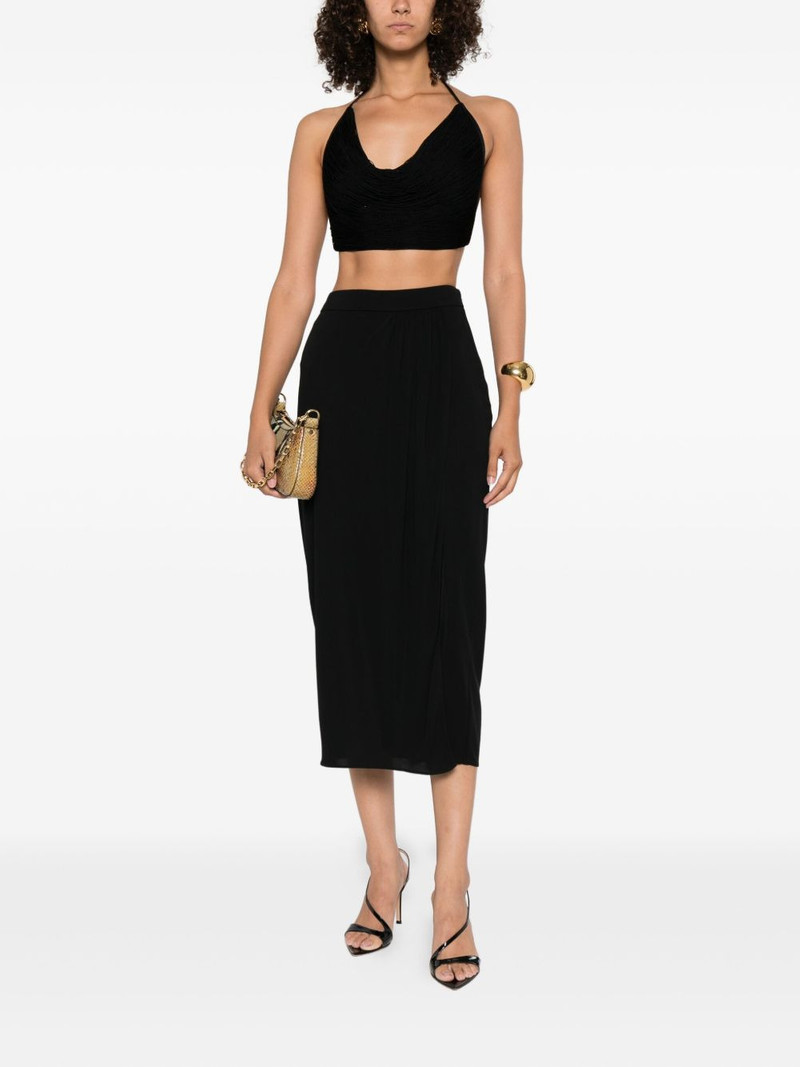 TOM FORD draped midi skirt outlook