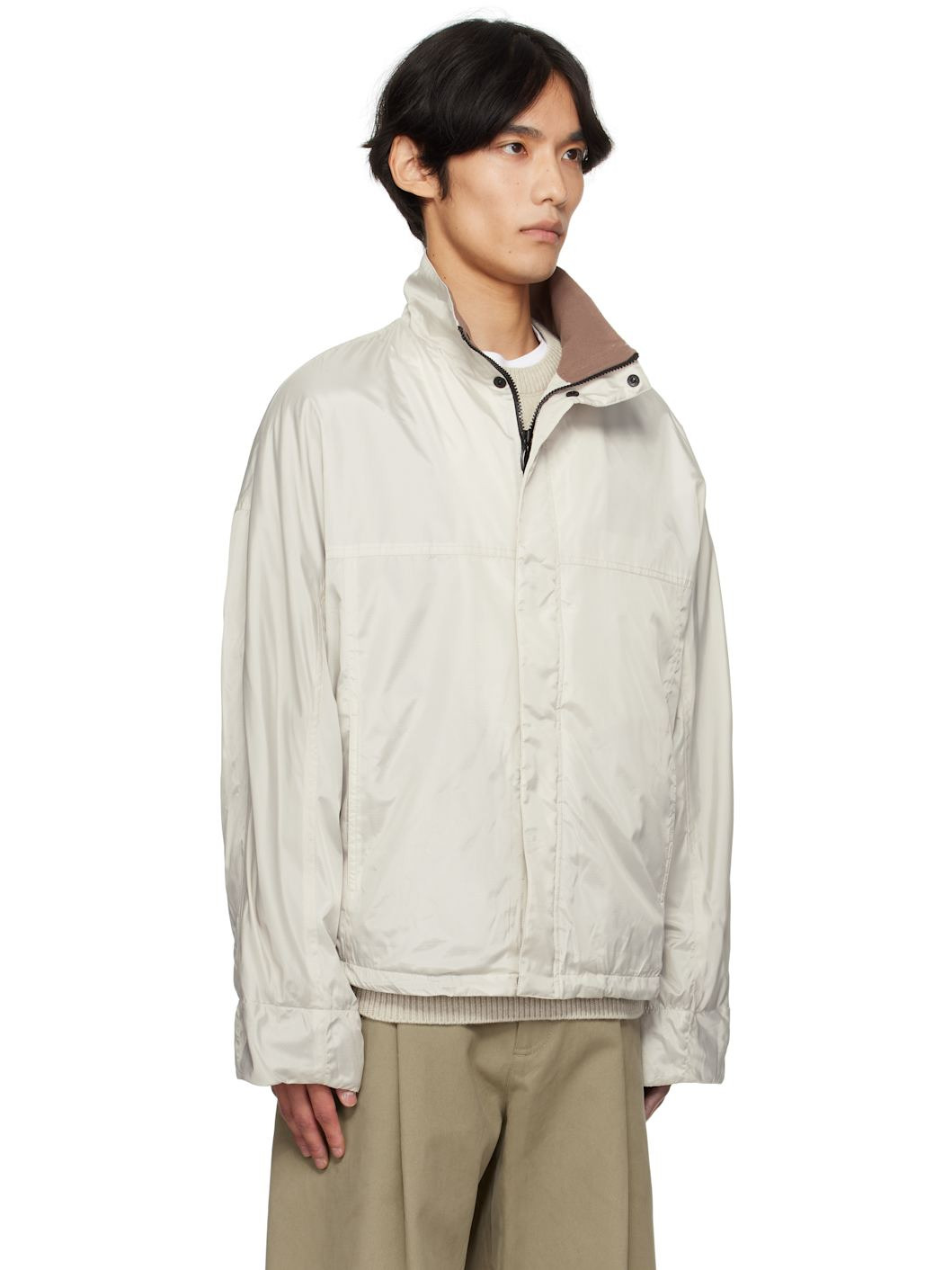 Beige Shelled Jacket - 2
