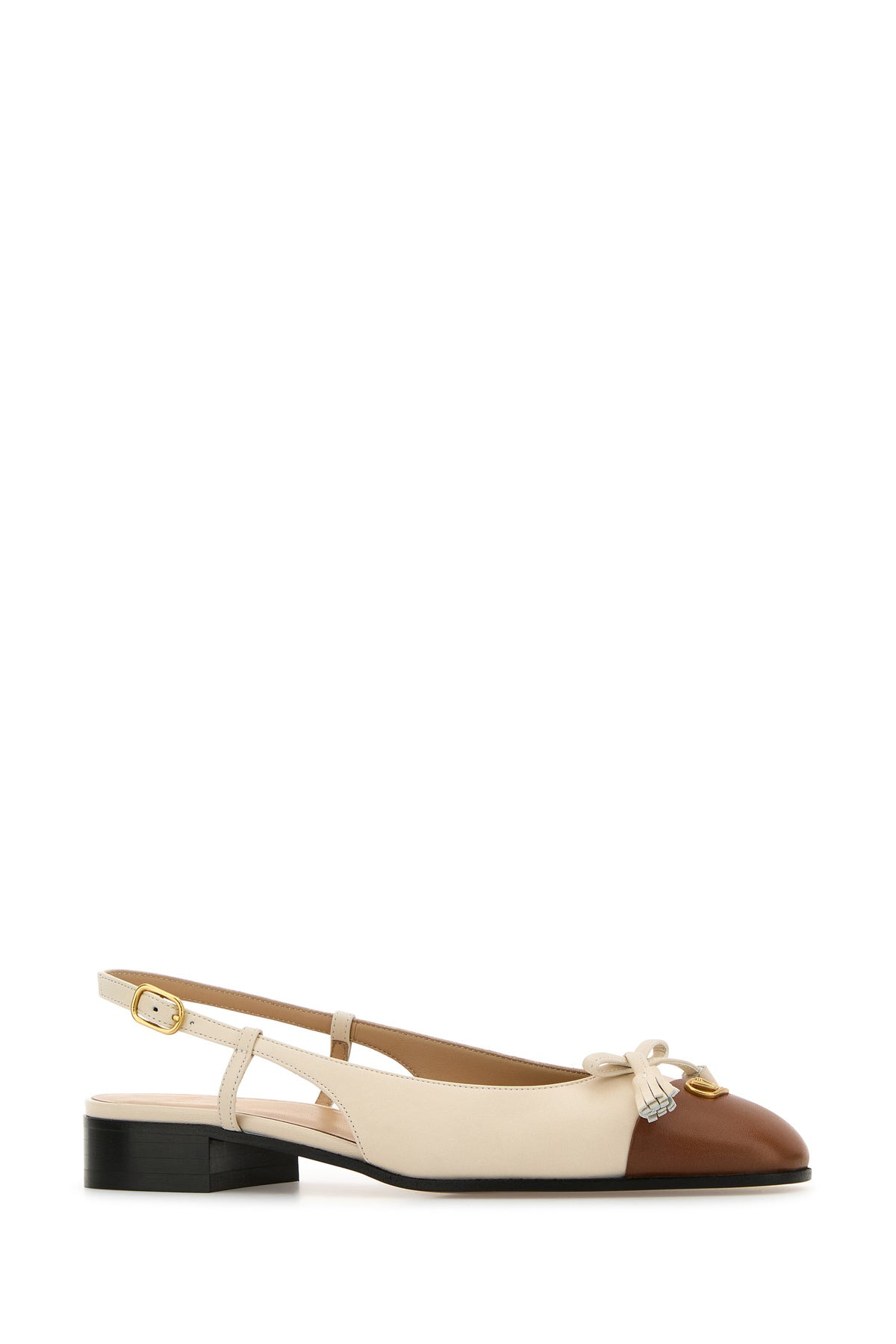 Two-tone leather Valet Du Roe ballerinas - 2