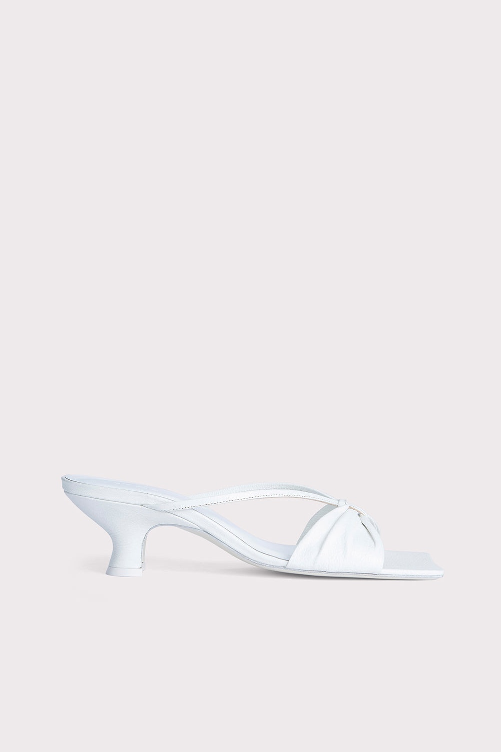 Freya White Grained Leather - 1