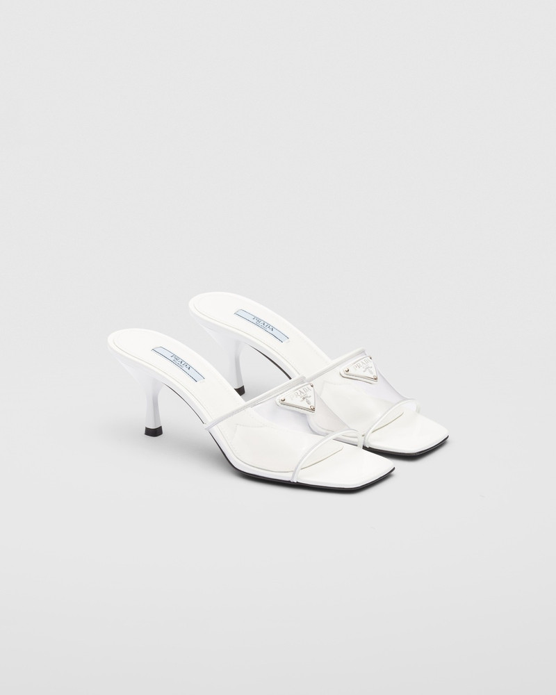 Plexiglas and patent leather sandals 2