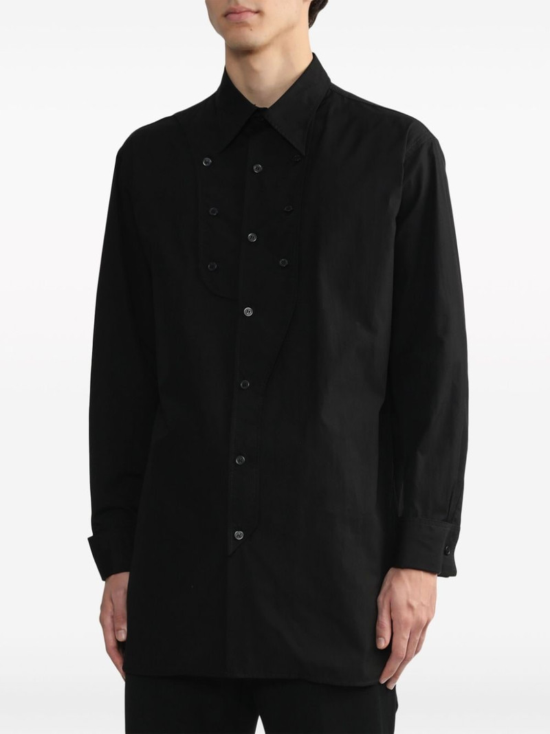 long-sleeved buttoned cotton shirt 3