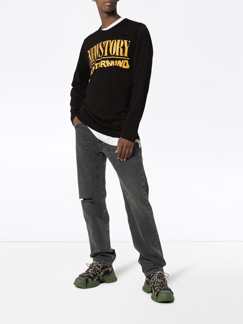 mastermind JAPAN logo print Cotton T-shirt outlook