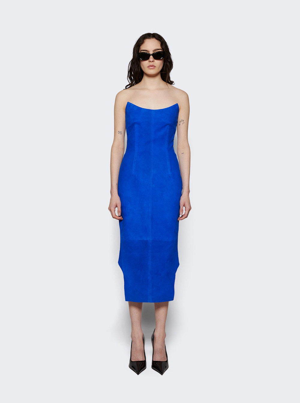 Bustier Suede Dress Iris - 3