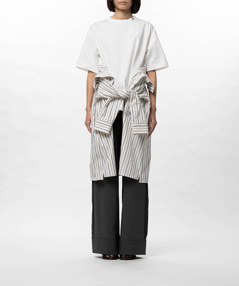 Shirt Combined T-shirt Dress 9