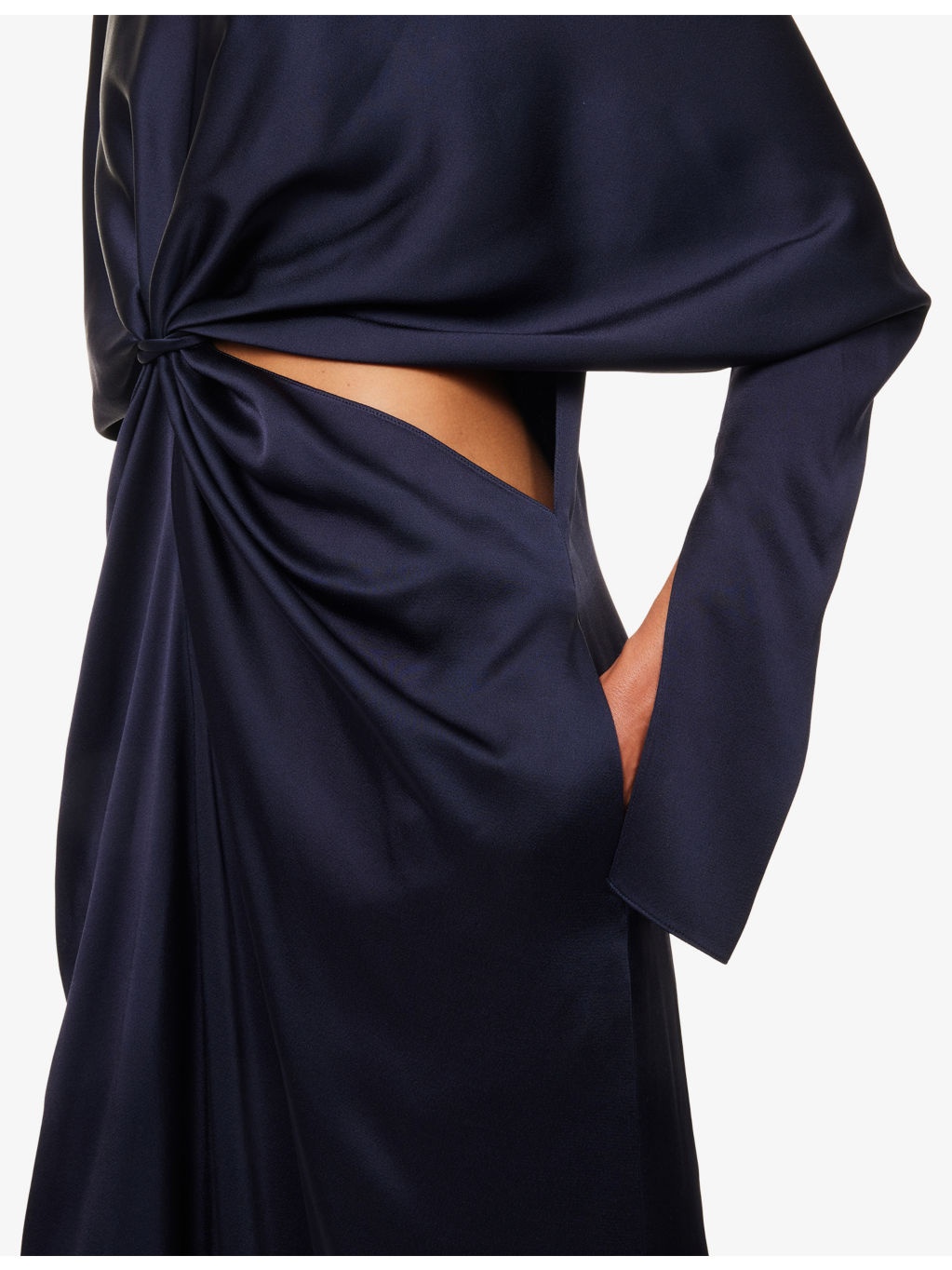 Satin Twist Woven Gown - 5