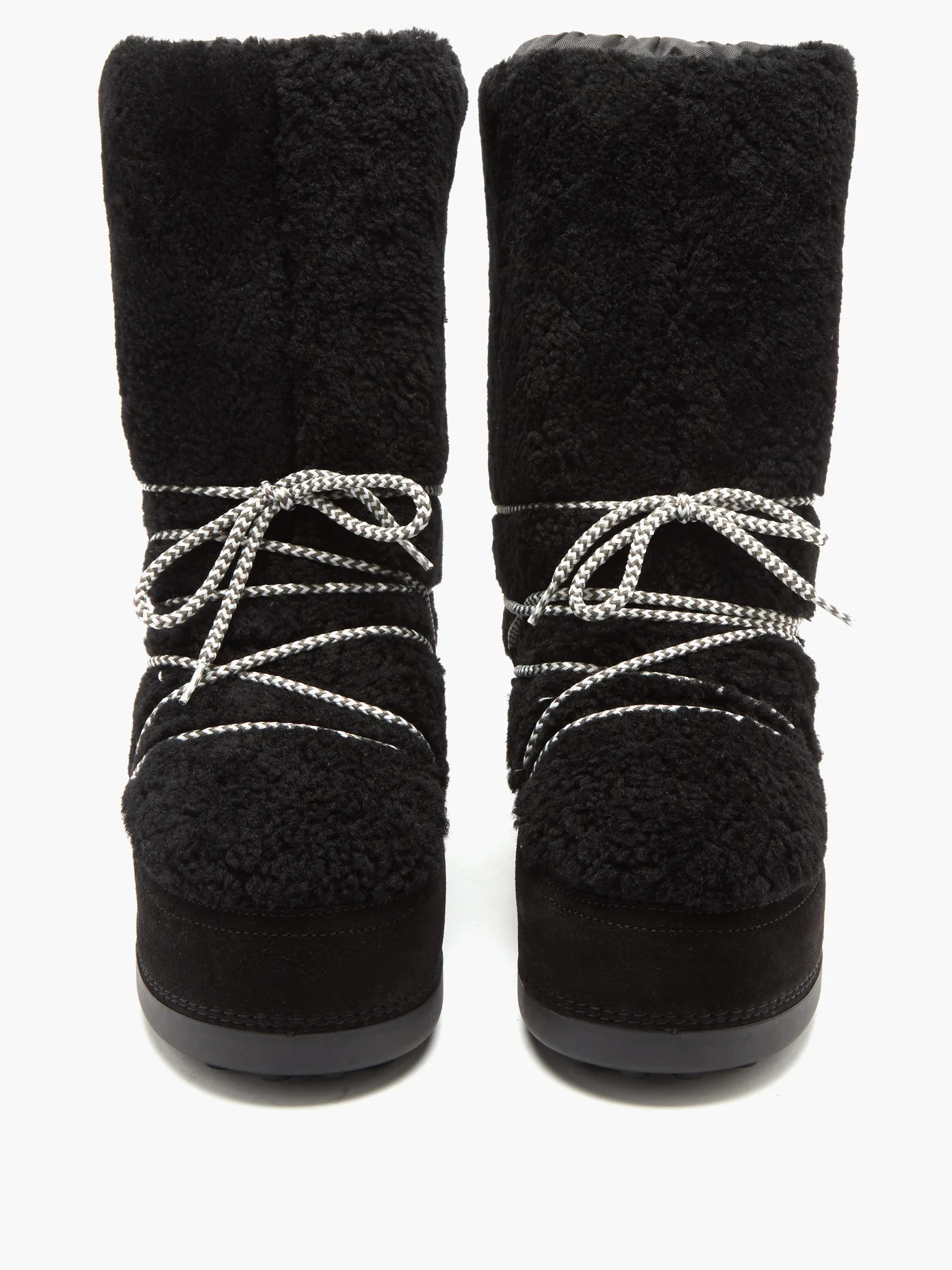 Cervinia shearling and suede snow boots - 5